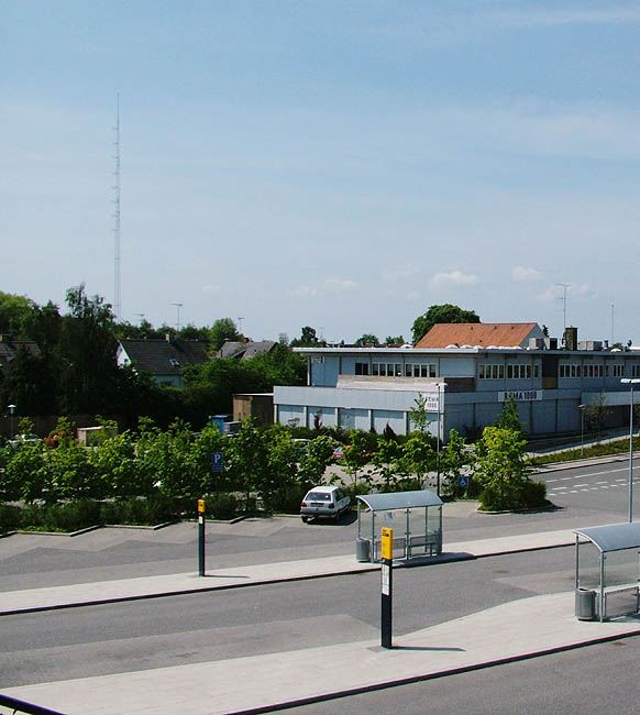 Panorama - Ølstykke station og busholdeplads