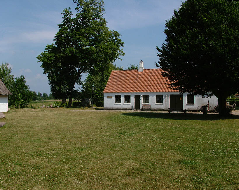 Panorama - Grønningen med tingstedet i Pederstrup landsby