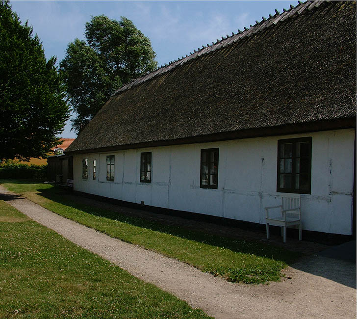 Panorama - Grønningen med tingstedet i Pederstrup landsby