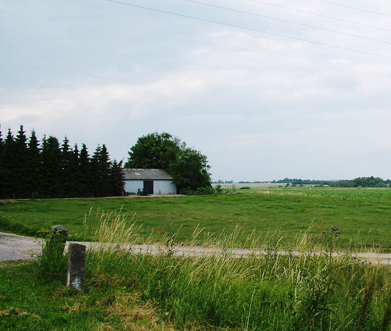 Panorama - Udsigt mod Anexgaard fra Veksø Kirke