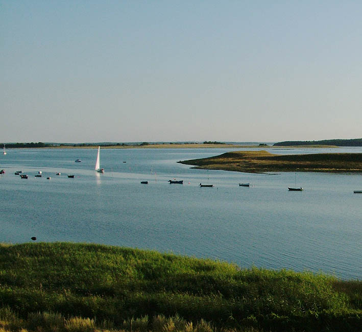 Panorama - Udsigt over Roskilde Fjord med Lilleø