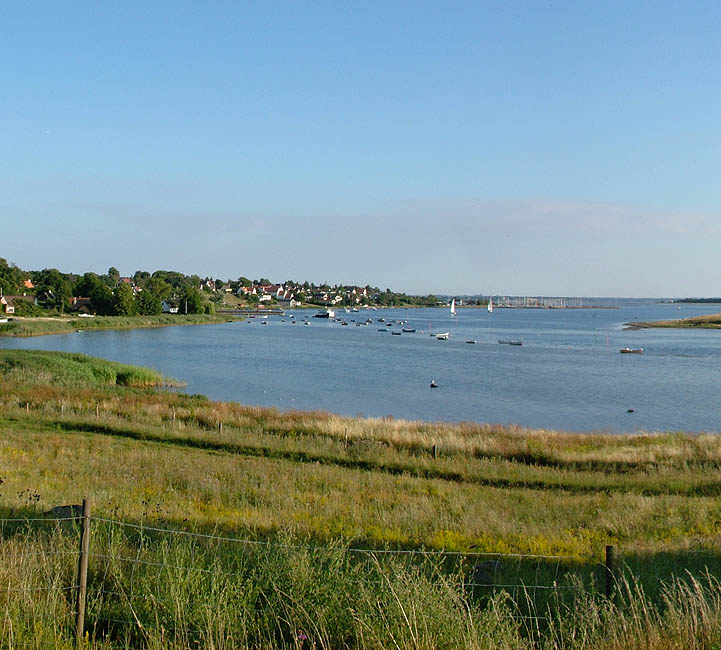 Panorama - Udsigt mod Jyllinge ved Roskilde Fjord