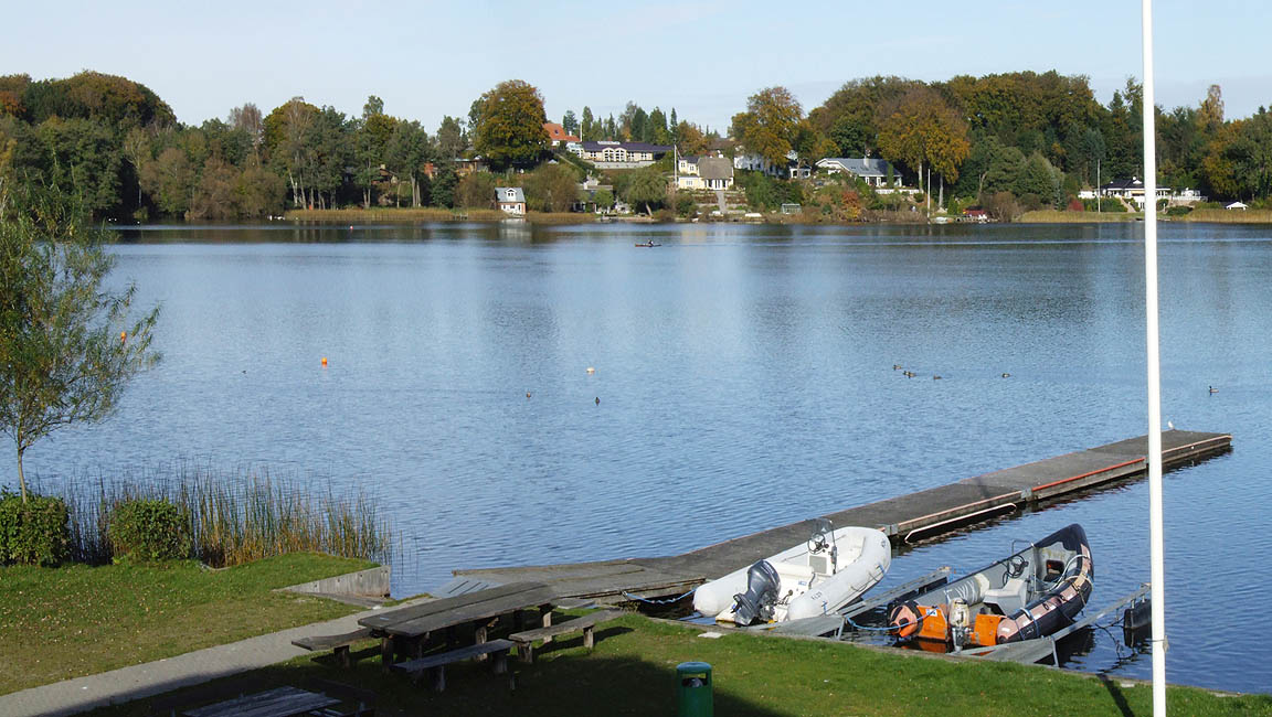 Panorama - Udsigt over Furesøen fra Farum Marina